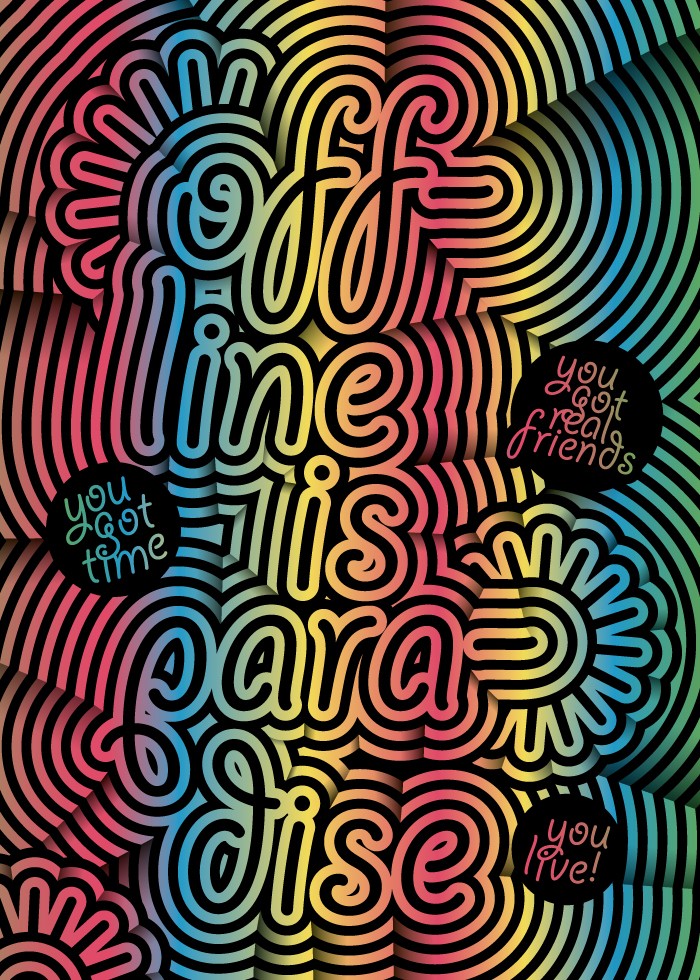 posterist_offline-is-paradise